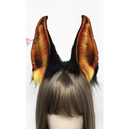 New Hakaishin Beast Anubis Wolf Cat Dog Ears Hairband Hairhoop Headwear For Gods Of Destruction Cosplay Costume Accessories