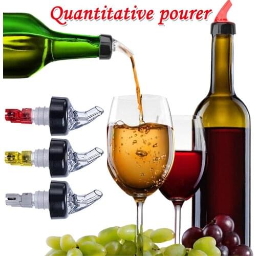 Portable 20ml/30ml Quantitative Wine Pourer Alcohol Liquid Dispenser Measuring Oil Bottle Spout Wine Decanter Bar Tool Dropship