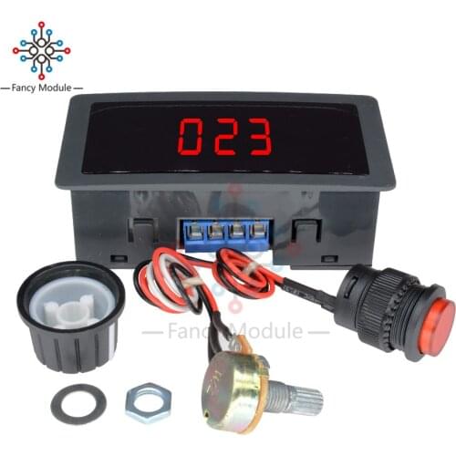 Adjustable DC 6V-30V 12V 24V MAX 8A 16kHz Motor PWM Speed Controller W/ Digtal Display Dc motor Control CV governor Switch