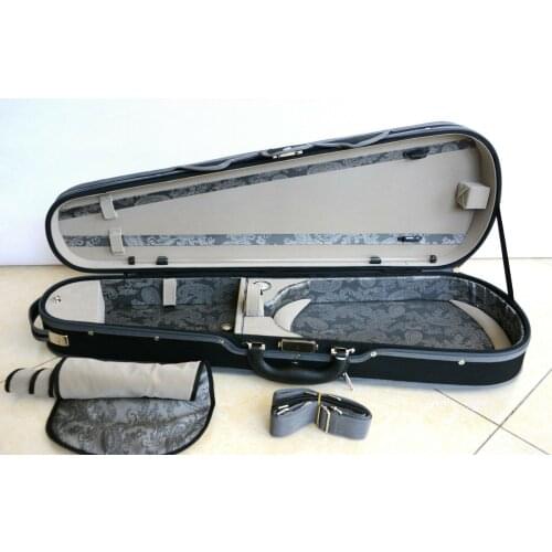 Luxury Wooden Viola Case For Adjustable from 15-16.5 Inches Violas 3.33 kg