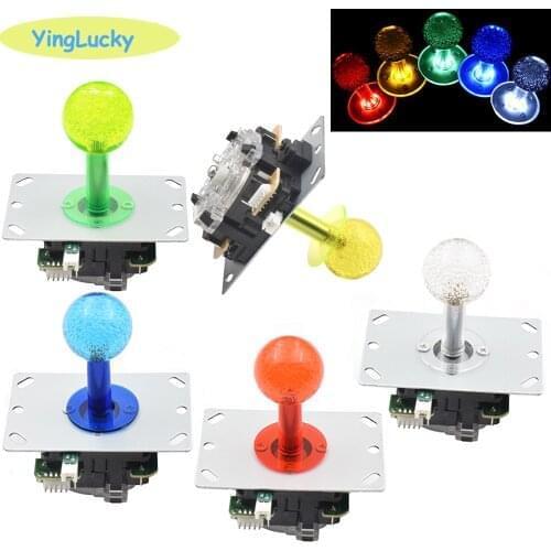 LED arcade joystick 5v luminous colorful led joystick Sanwa joystick for arcade doll machine Pandora box