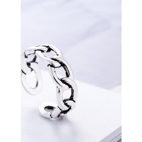 DreamySky 100% Real Pure Silver Color Hollow Rings For Women Finger Ring Beautiful Jewelry Drop Shipping