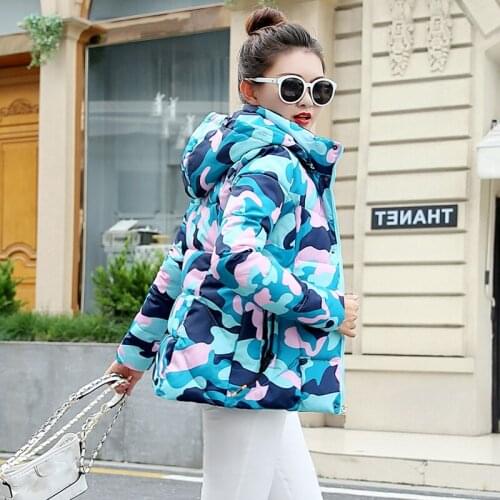 Winter Jacket women Plus Size Womens Parkas Thicken Outerwear solid hooded Coats Short Female Slim Cotton padded basic tops 2019