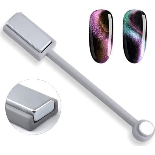 1Pcs Nail Tool Magnet Pen Cat Eye Gel Polish Beauty Decoration Magnet Stick 3D Line Strip Effect Strong Magnetic Pen Tools Gel