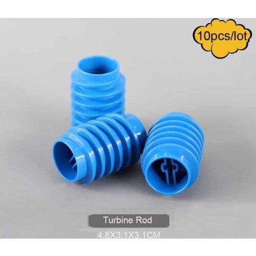 10pcs/lot Big Bricks Technic Parts Turbine Rod Building Blocks DIY Creative STEAM Children Toy Blocks Parts Children Toys