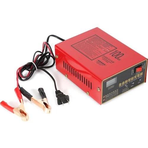 12V/24V 10A 6-105AH Universal Car Battery Charger Motorcycle Battery Charger Lead Acid Battery Charger Free Shipping