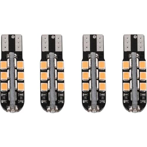 4Pcs T10-2835SMD-24LED 6000K 4.8W Width Lamp Interior Instrument Bulb Car Light Source Width Lamp Light