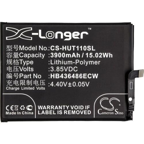 Cameron Sino 3900mAh Battery for Huawei G10 Dual SIM,Honor 9i,Mate 10 Lite,Nova 2i,RNE-L01,RNE-LX1,HB436486ECW