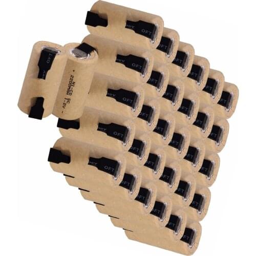 32 pcs SC battery 1.2V batteries for power tools 2200mah nicd 4.25cm*2.2cm color random