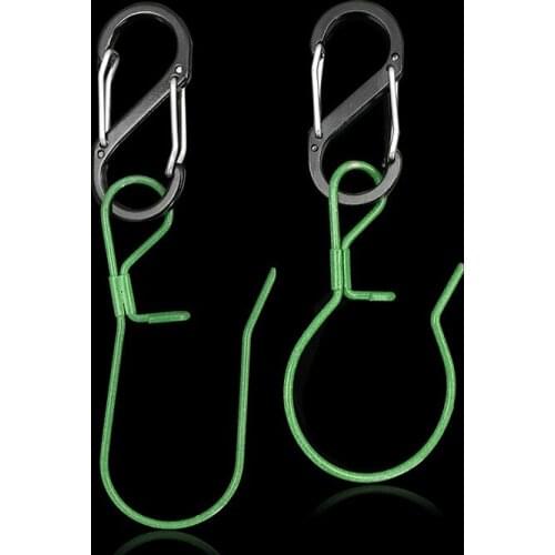 1pcs Aluminum Snap Carabiner D-Ring Key Chain Clip Keychain Hiking Camp Travel Kit Camping Equipment Accessories Fishing Tackle