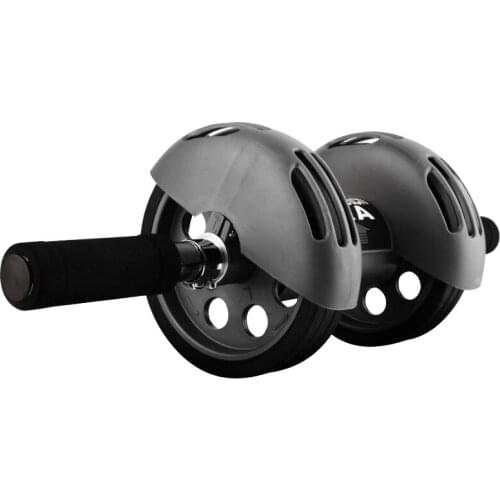 Automatic Rebound Double Wheel Power Roller Sports Fitness Household Men and Women Pulley Abdominal Wheel Fitness Supplies