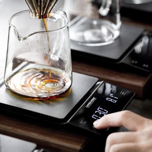 Felicita Incline coffee scale with Bluetooth smart digital scale pour coffee Electronic Drip Coffee Scale with Timer
