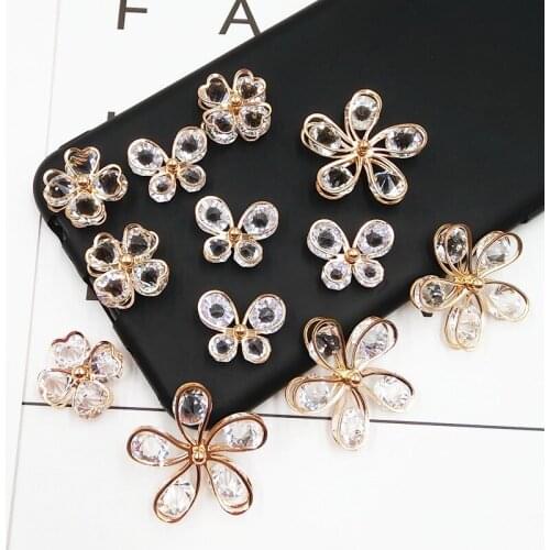 Hot Sale wholasale 20pcs/lot Rhinestone Button Flatback Button Wedding Button Crystal DIY Accessories YB64