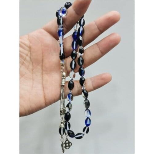 Islamic Tasbih Muslim Rosary Beads 33 Prayer Rosary For Men Bracelet For Men Accessory amber oltu amber stone Handmade Turkey