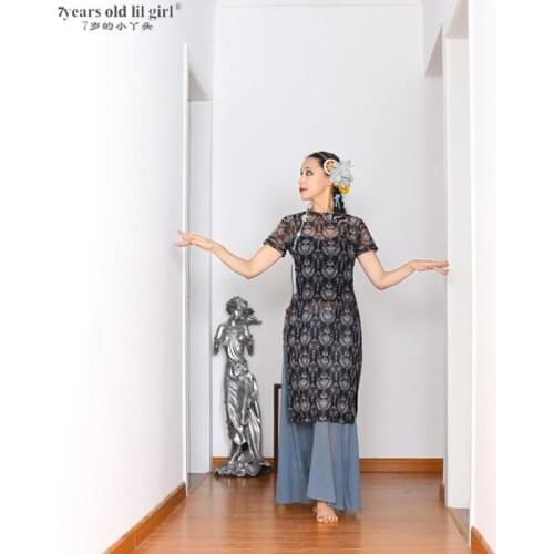 Belly Dance Suit Danse Classical Performance Clothes Bellydance Costume Gypsy Skirt CZZ03