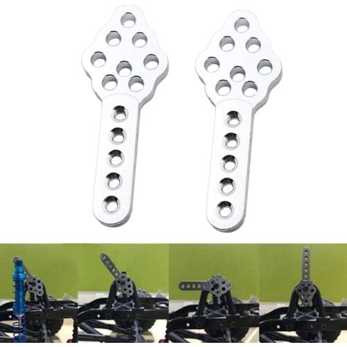 RC Car Shock Absorber Mount, 2 Pcs/Set Shock Absorber Damper Mount Plate Adjustable Height for 1/10 Crawler Car Accessory
