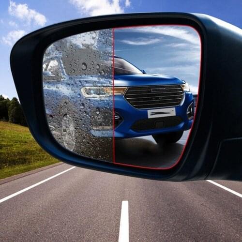 Side Window Clear Anti Fog Rain Membrane Parts For 6Pcs/Set Car Rearview Side Mirror Glass Rainproof Waterproof Film