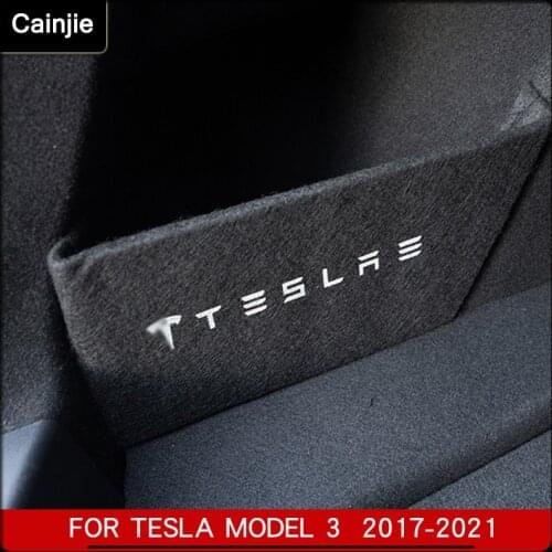 Rear Trunk Partition Parts Car Tail Box Storage Boot Baffle For Tesla Model 3 Accessories