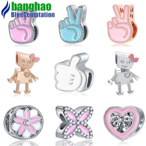 Wholesale DIY boys and girls bracelets charms alloy bijoux jewelry making supplies findings clasps for accessories beads B03