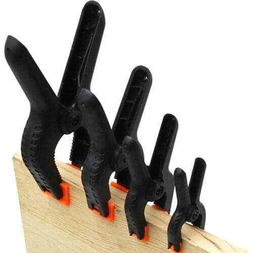 Plastic Woodworking Spring Clamp Heavy Duty Nylon Spring Clamps for Paper Photo Studio Backdrops Background 2/3/4/6/3.5 Inch