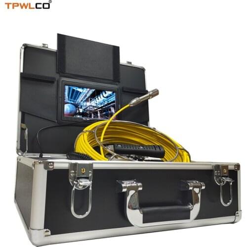 20-50m Cable Industrial Endoscope Inspection Camera System 7" TFT LCD Display 23mm Video Recorder Camera With DVR