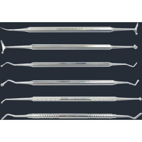 Stainless Steel Double Ends Dental Burnisher Dental Composite Filling Tool Amalgam Spatula Burnisher Dentist Tool