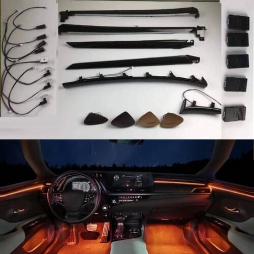 64color LED ambient light lamp For Lexus ES200 RX NX 2018~2020 ambient lamp for ES260 atmosphere lamp illuminated