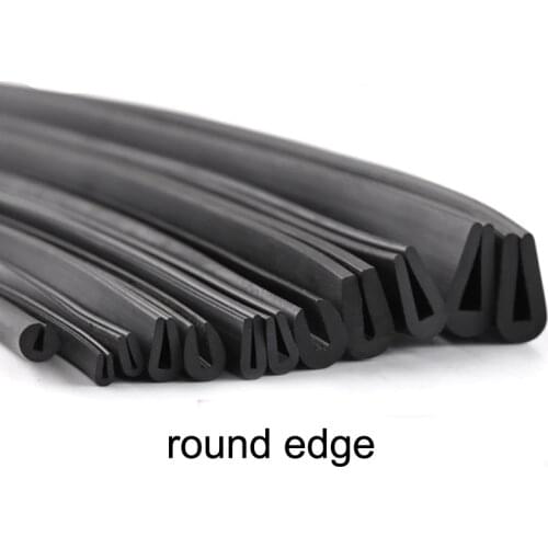 1 Meter U Channel EPDM Moulding Trim Strip Edge Guard Rubber Sealing Strip Weatherstrip Car Door Protector