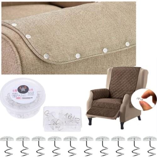 Clear Head Twist Pins Fixer Fastener For Upholstery Slipcover Bedskirt Sofa Set Mattress Bed Sheet Blankets