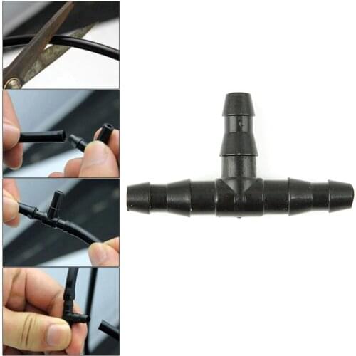 10pcs Sprinkler Irrigation Barb Tee Connector 1/4 Inch Lawn Watering Connector Hose Hose Garden For 4mm/7mm Connector Irrig V5V6