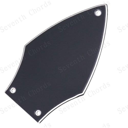 5Pcs/Lot Black Plastic Truss Rod Cover For Electric Bass Guitar Accessories Parts