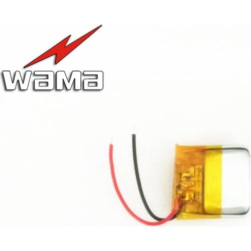 8pcs/lot 651313 63mAh 3.7V Rechargeable Lithium Li-Polymer Batteries for Bluetooth earphones SmartBand Products