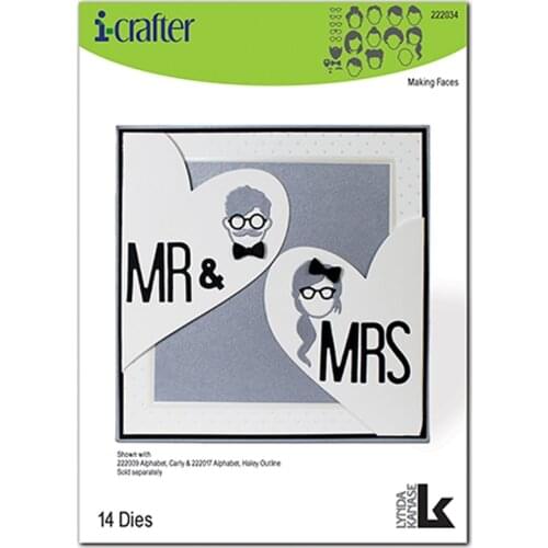 AliliArts Metal Cutting Dies Making Faces diy Scrapbooking Photo Album Decorative Embossing PaperCard Crafts Die 2020