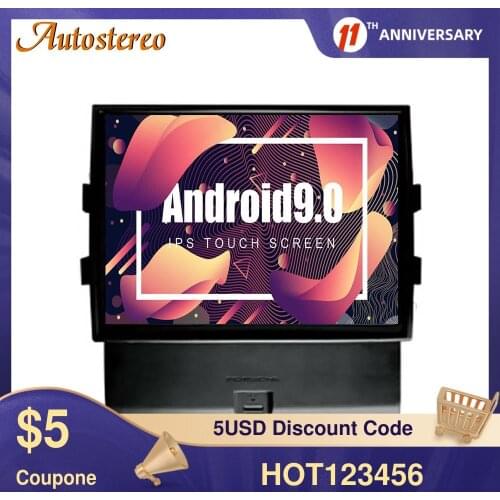 2 Din Android 9.0 Car DVD Player GPS Map Navigation For Porsche Macan 2017 2018 Stereo Head Unit Multimedia Player Auto Radio