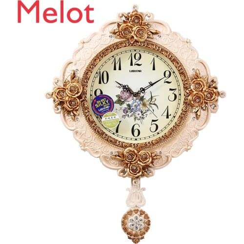Clock Decoration Wall Clock Living Room Fashion Wall Clock Home Wall Clocks Wall Clock Atmospheric Bedroom Clock