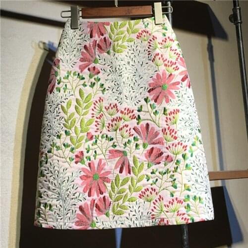 DANCING WINGS Denim Pencil Skirts