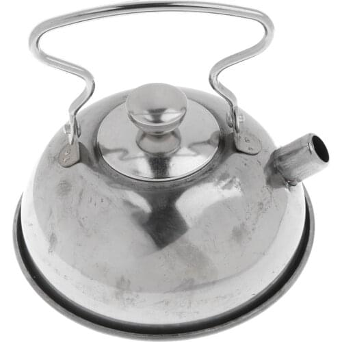 Kids Children Stainless Steel Tea Kettle Kitchen Cookware Pretend Play Toys