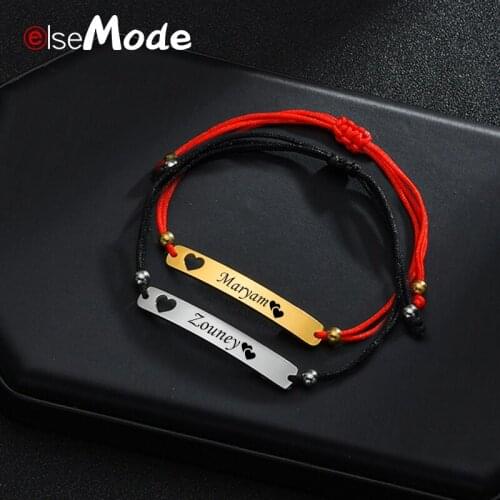 Elsemode Bracelets Red Thread