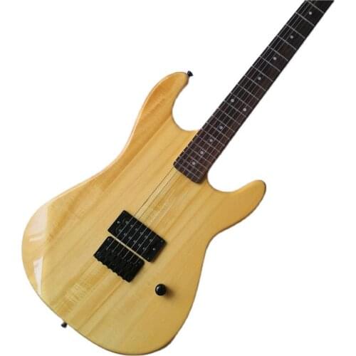 The factory customizes electric guitars of various colors and models