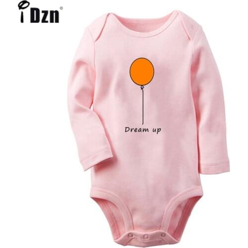 Dream Up Ballon Kingdom Hearts Sora Keyblade Printed Newborn Baby Outfits Long Sleeve Jumpsuit 100% Cotton