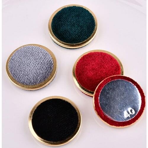 New style 50pcs/lot color velvet decoration geometry rounds shape flatback Cloth buckle beads pendant charms diy jewelry making