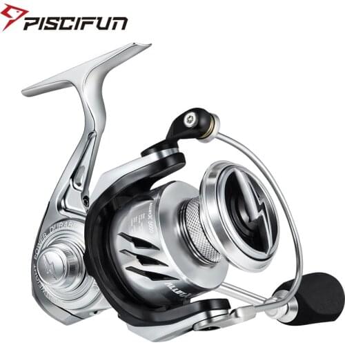 Piscifun Alloy X Spinning Reel Drag CNC Machined Frame Waterproof Body 11+1 Bearings Super Light Metal Freshwater Saltwater Reel