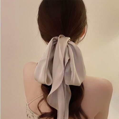 French Style Grace Solid Color Women Girls Hair Accessories Scrunchies Headband Fashion Hair Clip Headwear Elastic Hairband