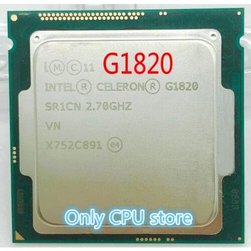 Free shipping Original Celeron G1820 2700 MHz 2.7 GHz 2M Cache Socket LGA 1150 Dual Core CPU Processor SR1CN scrattered pieces
