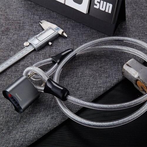 10mm 1.2m Bicycle Lock Wire Cycling Strong Steel Cable Lock MTB Road Bike Lock Rope Anti-theft Security Safety Bicycle Accessory