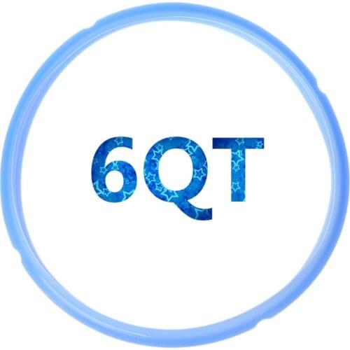 Silicone Sealing Ring 6/8 Quart For Instant Pot Electric Pressure Cooker 6 quart blue