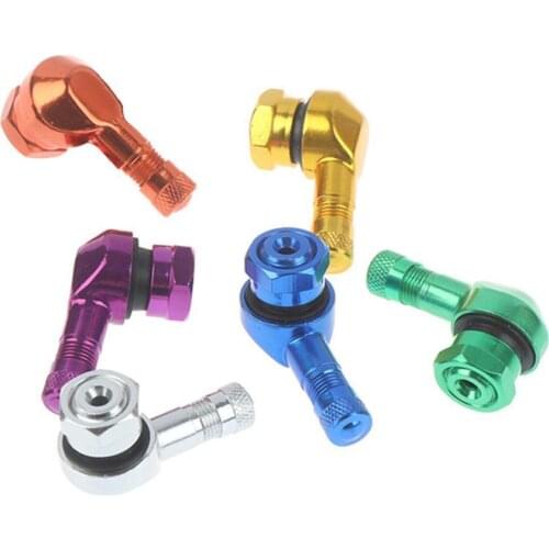 Motorcycle Tire Valve Stem Motorcycle Rim Angle Aluminum Alloy Valve Wheel Tire Tubeless Valve Stems For Rim Wheel Parts CNC