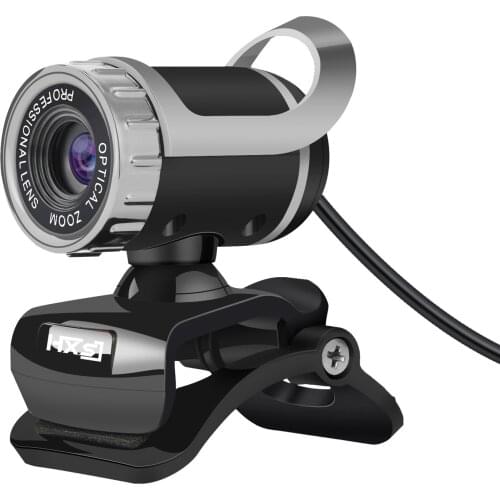 HD Webcam 1080P 2MP Computer Camera With Mic Web Camera USB Webcam Support Video Calls (Red/Silver)