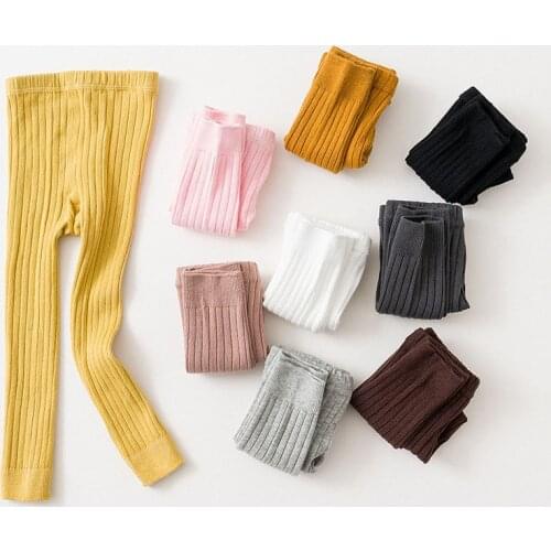 Spring Autumn Girl Leggings Cotton Tights Fille Kids Trouser Girls Pants Skinny Children Leggings Trousers Winter Bowknot Tights