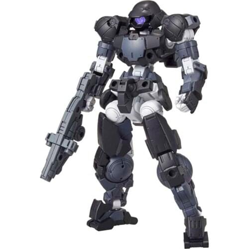 High-quality Authentic Bandai Anime Figures Model Toys 30MM 1/144 bEXM-15 Polutanova (Black) Action Figures Toys For Children
